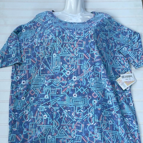 LulaRoe Abstract Printed Irma Top-#0918 - Picture 8 of 13